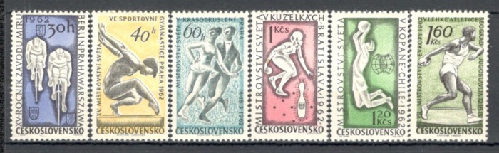 Cehoslovacia.1962 Competitii de sport XC.322