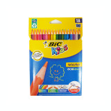Creioane colorate 18 culori Bic Evolution 60970