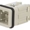 Conector HDC tată 4 pini 23A
