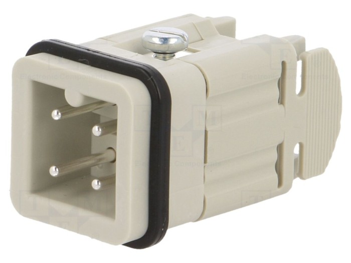 Conector HDC tată 4 pini 23A