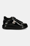 Karl Lagerfeld sneakers din piele KAPRI culoarea negru, KL62531S