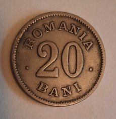 moneda Romania - 20 bani 1900 foarte rara (96233459) foto