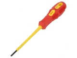 Șurubelniță Izolată Plată 2.5mm x 75mm BM GROUP, SL2.5, VDE, Profesională