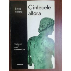 Cantecele altora. Lirica italiana