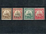 Samoa, Posta Germana 1901-1919 - Mic lot timbre neștampilate, cu sarniere