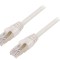 Cablu Patch Cord ETHERLINE Cat.6a Alb 0,5m