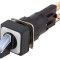 Comutator rotativ 16mm EATON ELECTRIC alb 24V Poz.i stab: 3