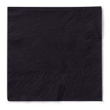 Servetele de masa 3 straturi, Tissue - Black (Negre) / 33 x 33 cm / 100 buc, Mank