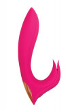 Vibrator Eve&#039;s Bliss 10 Moduri Vibratii Silicon USB Roz 18 cm