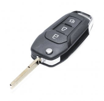 Carcasa cheie Topautochei&amp;reg; pentru Ford Fusion Edge Explorer F-150 F-250 F-350, 3 butoane foto