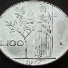 Moneda 100 LIRE - ITALIA, anul 1977 * cod 1360