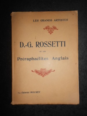Gabriel Mourey - D. G. Rossetti et les Preraphaelites Anglais (1909) foto