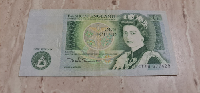 Anglia - one pound - 1981- 1985.