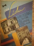 1989 Reclamă LIDO Bucuresti restaurant comunism turism stil de viata 24x15,5