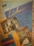 1989 Reclamă LIDO Bucuresti restaurant comunism turism stil de viata 24x15,5