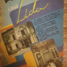 1989 Reclamă LIDO Bucuresti restaurant comunism turism stil de viata 24x15,5