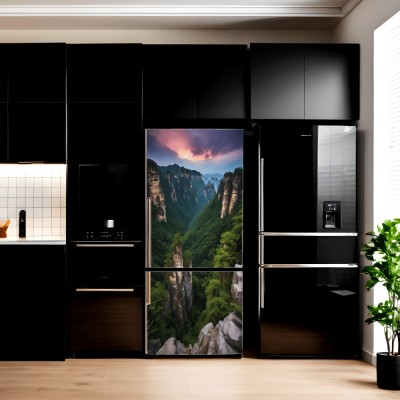 Folie imprimata color pentru decor Frigider, dimensiune 200 x 90cm, model: AVX-FR11 foto