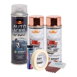 Kit complet reparatie si vopsire jante culoare Cupru Metalic, V2, AVEX