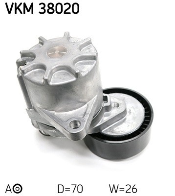 SKF VKM 38020 rola intinzator,curea transmisie foto