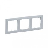 Rama ornament 3 posturi Legrand Suno aluminiu 721513