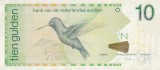 Bancnota Antilele Olandeze 10 Gulden 2016 - P28h UNC