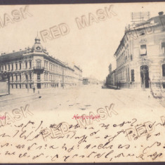 4579 - TIMISOARA, Market, Litho, Romania - old postcard - used - 1899