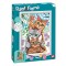 Set Pictură cu Numere, AS, Funny Kitties, Multicolor, 9+ Ani, Vopsele Acrilice, Carton Preimprimat, Ramă Plastic, Pensulă