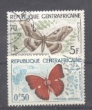 Central African Republic 1960 Butterflies, used AE.260