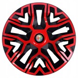 Cumpara ieftin Set 4 Capace Roti 15 inchi, Best Rosu-Negru, Compatibile Cu Alfa Romeo
