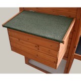 @Pet Cutie ouă pentru coteț de găini, maro, 62x38x41 cm, lemn, @Pet