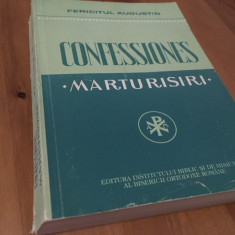 AUGUSTIN,CONFESSIONES/MARTURISIRI-INSTITUTUL BIBLIC 1994( REEDITAREA VOL.64 PSB)