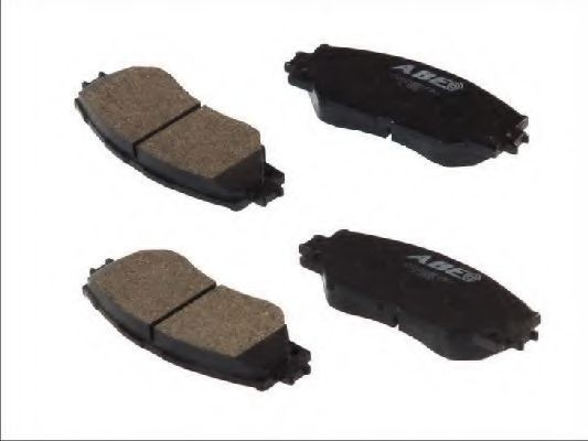 Set placute frana,frana disc TOYOTA AURIS (NRE15, ZZE15, ADE15, ZRE15, NDE15) (2006 - 2012) ABE C12121ABE