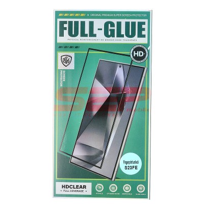 Folie protectie display sticla HD Clear FingerPrint Unlock Samsung Galaxy S21 Plus Black foto