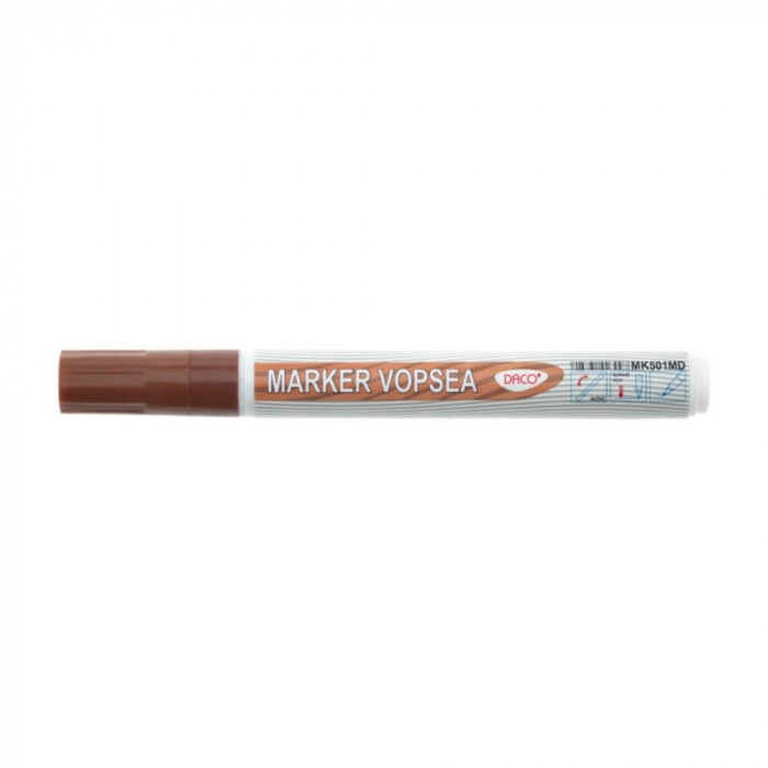 Marker DACO Vopsea Maro Deschis, Varf 1-2 mm, Marker, Marker Maro, Markere Maro, Marker cu Vopsea Maro, Marker Maro pe Baza de Alcool, Set Markere Mar