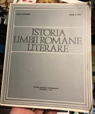 Istoria limbii romane literare Privire generala Stefan Munteanu, Vasile D. Tara foto