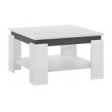 Cumpara ieftin Masuta de cafea HDF alb grafit Lejsy 68x68x41 cm