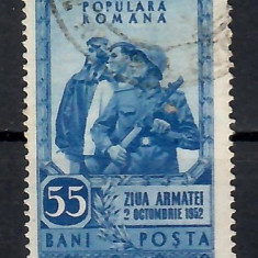 Romania 1952, LP.330 - Ziua Armatei, Stampilat
