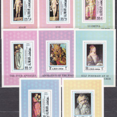 DB1 Arta Pictura Ajman Durer 8 SS de lux MNH