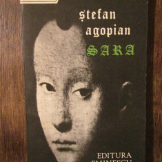 Sara - Ștefan Agopian (dedicația și autograful autorului pt. Vasile Băran)