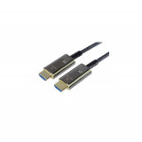 Cablu HDMI Optic PremiumCord, 48Gbps, 8K@60Hz, Active Optical (AOC), V2.1, manson de plasa, conectori auriti, 10m