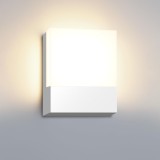 Lumină exterioară Kingwen 15W 3000K LED, lampă de perie modernă LED pentru exterior, etanșă IP65, albă, lumini de perete exterioare 1500LM