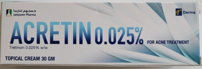 Tretin Retinol Acretin 0.025% 30gr Riduri Cicatrici foto