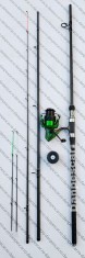 SET Feeder Lanseta extensibila de la 3.30m pana la 3.90m 180gr+Mulineta IMPACT SP5000