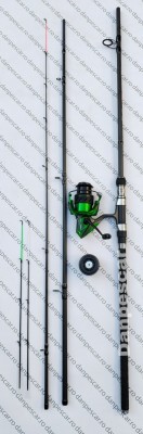SET Feeder Lanseta extensibila de la 3.30m pana la 3.90m 180gr+Mulineta IMPACT SP5000 foto