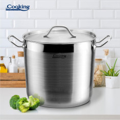 Oală Premium cu Capac Inox, 22x17 cm, 6.4L, Maestro by Cooking by Heinner