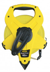 Stanley 2-34-775 Ruleta deschisa powerwinder cu banda din fibra de sticla 60m x 12,7 mm ProAdvanced PowerfulTools