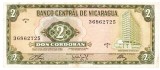 Nicaragua 2 Cordobas 1972 P-121 Seria 36862725