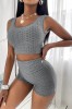 H709-18 Set 2 piese compleu sport cu striatii, L, M, S, XL