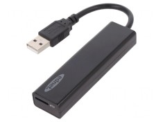 Cititor Card Memorie USB 2.0 Negru 480Mbps foto