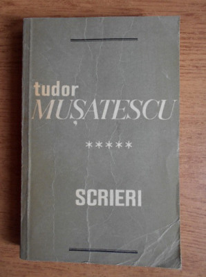 Tudor Musatescu - Scrieri volumul 5 foto